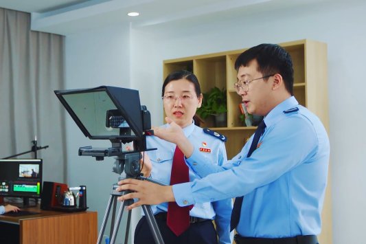 九游娛樂：2024好網(wǎng)民·在山東“渤海稅映”新媒體工作室：打造多元陣地全方位傳播濱州稅務“正能量”(圖3)